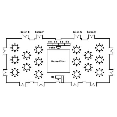 View Helvetica Ballroom layout
